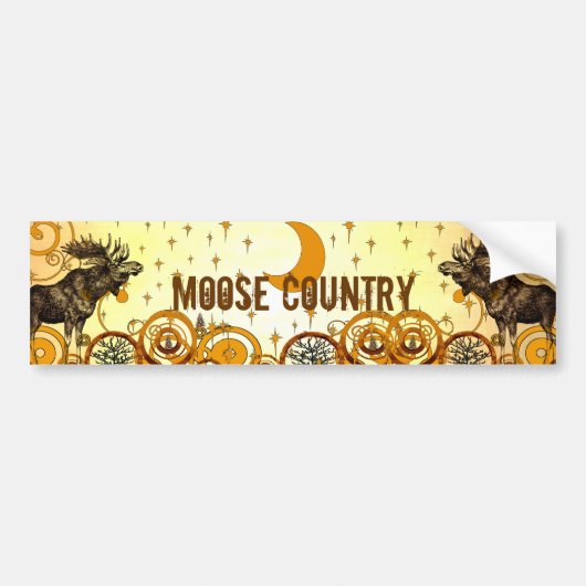  Moose Bumpersticker (Voorkant)