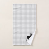 Moose Cabin Check Patroon Badhanddoek Set Bad Handdoek (Handdoek)
