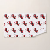 Moose Cabin Check Patroon Badhanddoek Set Bad Handdoek (Handdoek)