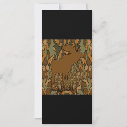 Moose Camouflage Gifts and Invitations (Voorkant)