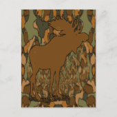 Moose Camouflage Gifts and Invitations Briefkaart (Voorkant)