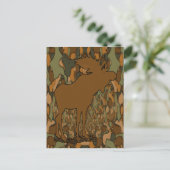 Moose Camouflage Gifts and Invitations Briefkaart (Staand voorkant)