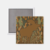 Moose Camouflage Gifts and Invitations Magneet (Voorkant / Achterkant)