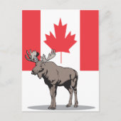Moose Canada Briefkaart (Voorkant)