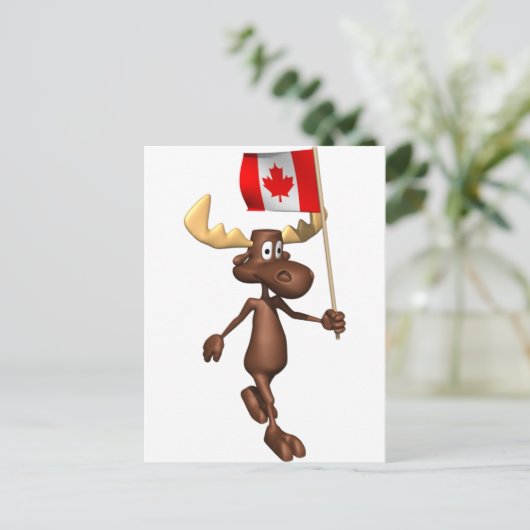 Moose Canada Briefkaart (Staand voorkant)