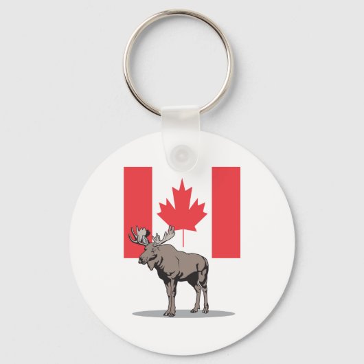 Moose Canada Sleutelhanger (Voorkant)