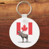 Moose Canada Sleutelhanger (Voorkant)
