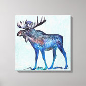 Moose Canvas Afdruk (Voorkant)