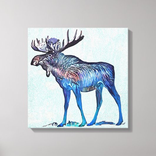 Moose Canvas Afdruk (Voorkant)