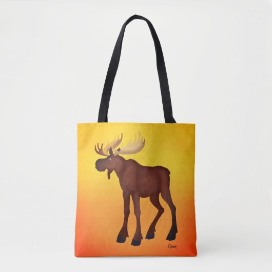 Moose - Canvas tas (Voorkant)