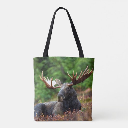 Moose Canvas tas (Achterkant)