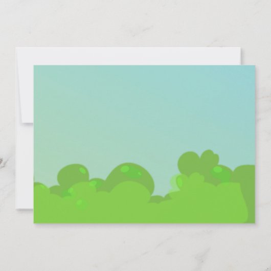 Moose Cartoon Birthday Card Kaart (Achterkant)