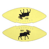 Moose cartoon illustratie american football (Panelen)