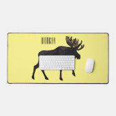 Moose cartoon illustratie bureaumat (Keyboard & Muis)