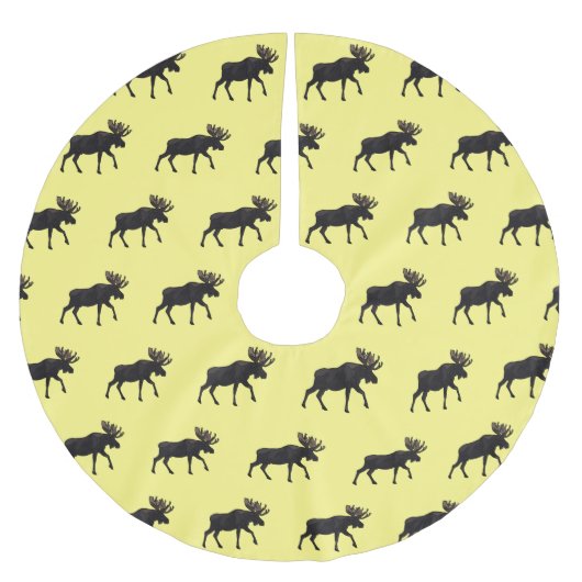 Moose cartoon illustratie kerstboom rok (Voorkant)