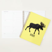 Moose cartoon illustratie planner (Display)