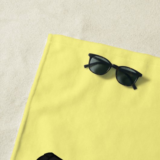 Moose cartoon illustratie strandlaken (In situ)