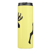 Moose cartoon illustratie thermosbeker (Achterkant)