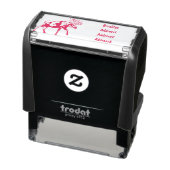 Moose cartoon illustratie zelfinktende stempel (Product)
