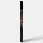 Moose Carving met gepersonaliseerde naam Case-Mate iPhone Case (Achterkant / Links)