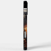 Moose Carving met naam Case-Mate iPhone Case (Achterkant / Rechts)