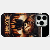 Moose Carving met naam Case-Mate iPhone Case (Achterkant (horizontaal))