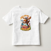 Moose Chef Koken Op Een Storm Kinder Shirts (Voorkant)