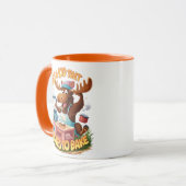 Moose Chef Koken Op Een Storm Mok (Voorkant links)