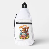 Moose Chef Koken Op Een Storm Sling Bag (Voorkant)