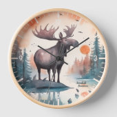Moose Clock (Voorkant)