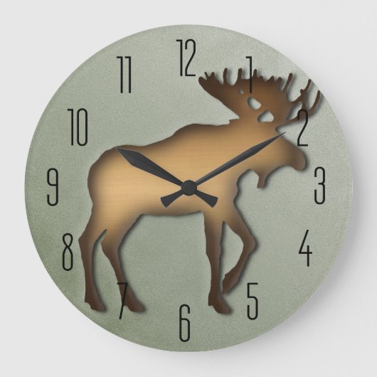 Moose Clock Grote Klok (Voorkant)
