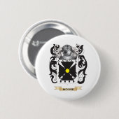 Moose Coat of Arms (familiekust) Ronde Button 5,7 Cm (Voorkant /achterkant)