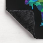 Moose colorful low poly art HUNTING theme hunters Muismat (Hoek)