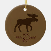 Moose Country Rustic kerstboom Ornament (Voorkant)