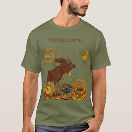  Moose Country T-shirts - (Voorkant)