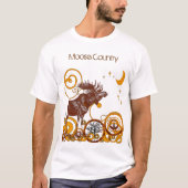  Moose Country T-shirts - (Voorkant)