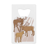 Moose Creditkaart Flessenopener (Voorkant)