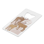 Moose Creditkaart Flessenopener (Voorkant Gekanteld)