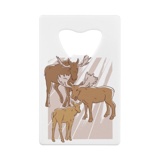 Moose Creditkaart Flessenopener (Achterkant)