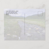 Moose Creek, bergen, Denali National Park Briefkaart (Achterkant)