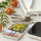 Moose Crossing AcrylSleutelhanger Sleutelhanger (Voorkant Rechts)