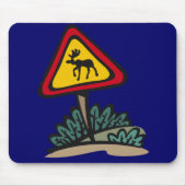 "Moose Crossing" Moosepad Muismat (Voorkant)