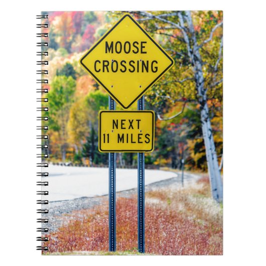 Moose Crossing Notitieboek (Voorkant)