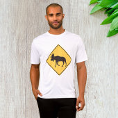 Moose Crossing Road Sign Wildlife Safety T-shirt