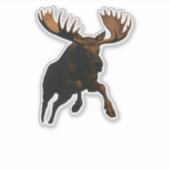 Moose Cut-out sticker (Voorkant)