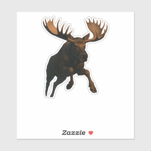 Moose Cut-out sticker (Vel)