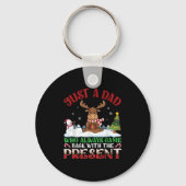 Moose Dad Who Always Came Back With The Present Ch Sleutelhanger (Voorkant)
