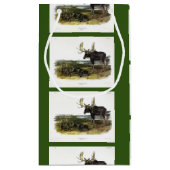 Moose Deer (Moose - Alces alces) van Audubon Klein Cadeauzakje (Achterkant)