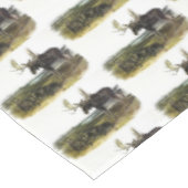 Moose Deer (Moose - Alces alces) van Audubon Tafelkleed (Gekanteld)