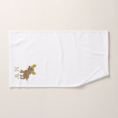 Moose Design Monogram Bad Handdoek (Handdoek)
